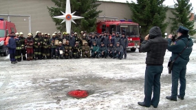 Соревнования по вертикали по бегу среди пожарных прошли в Реутове