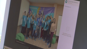 Волонтеры в городе