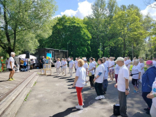 В Реутове прошла Зарядка для старшего поколения