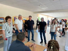 Тарас Ефимов и Андрей Середой провели мониторинг избирательных участков