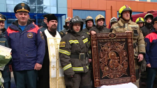 В Реутове освятили пожарно-спасательную часть