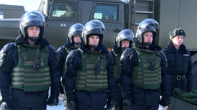 Бойцы Росгвардии показали современное вооружение