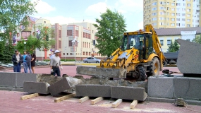 На городском Мемориале началась реконструкция